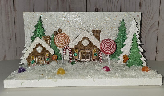 Gingerbread House display